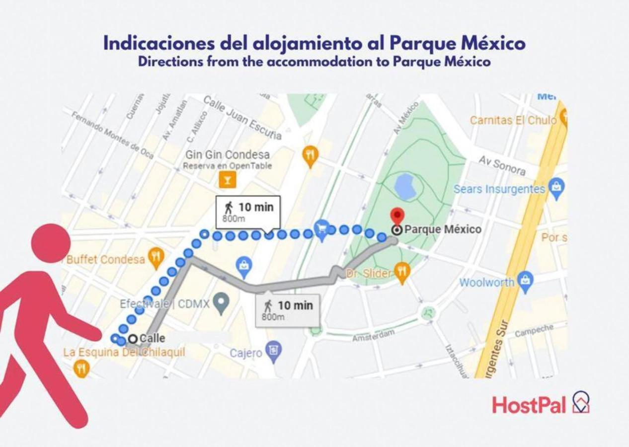 Apartmán Casa Carmelia La Condesa Ciudad de México Exteriér fotografie